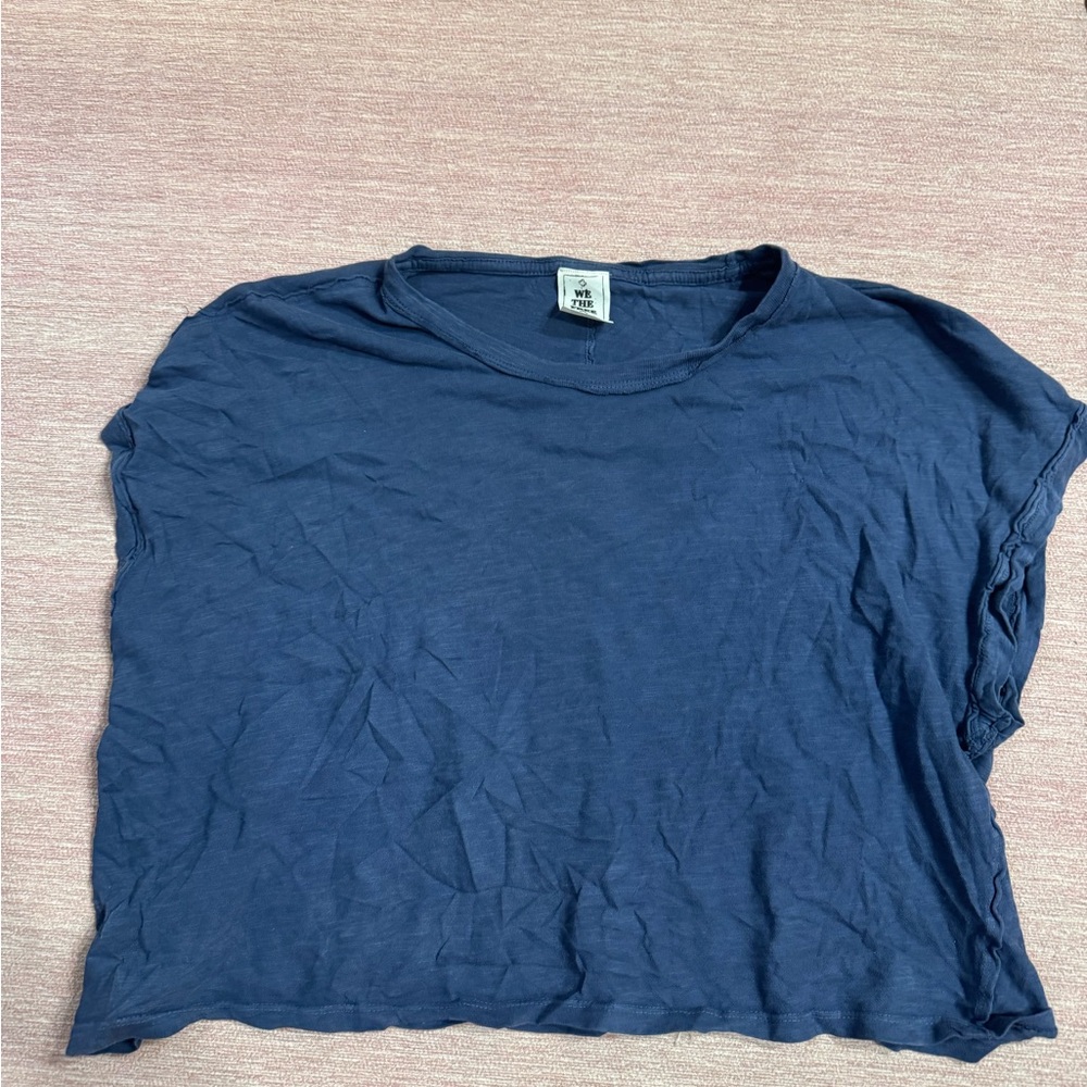 We The Free Navy Short Sleeve Tee